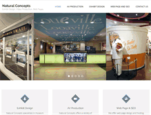 Tablet Screenshot of naturalconcepts.net