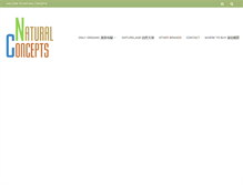 Tablet Screenshot of naturalconcepts.com.hk
